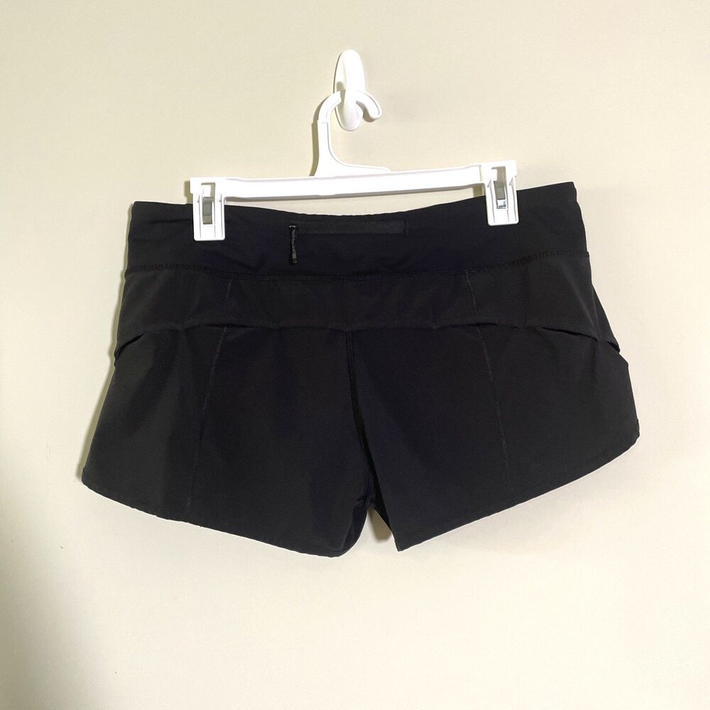 Lululemon Speed Up Short Women's Size 8 Lined Black 2.5” Gym Run Yoga Sport - Picture 3 of 10